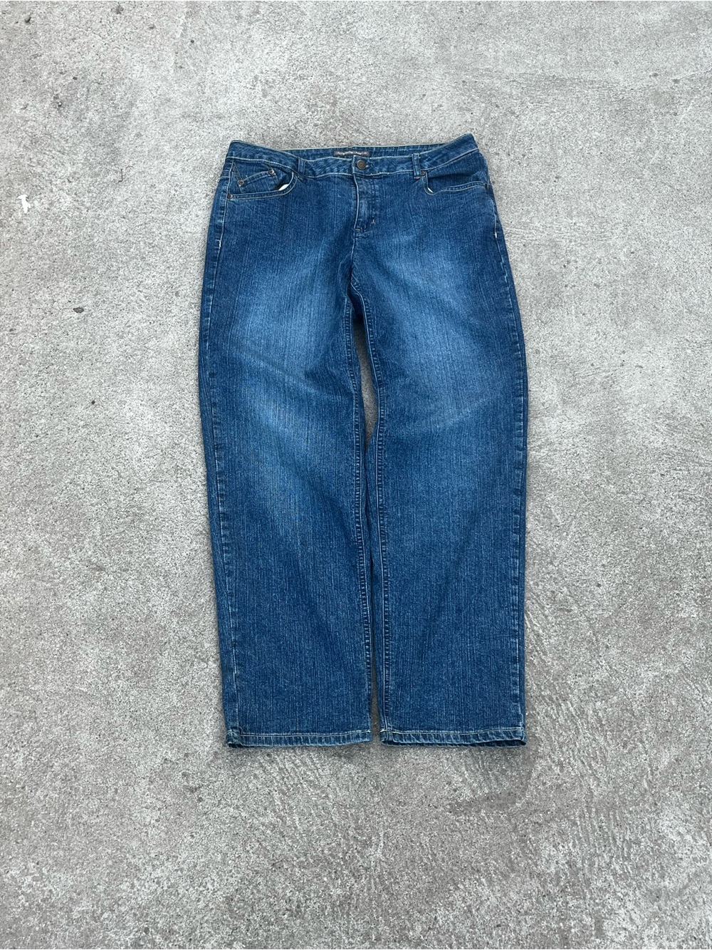 Y2K Liz Claiborne Straight Leg Blue Denim Jeans